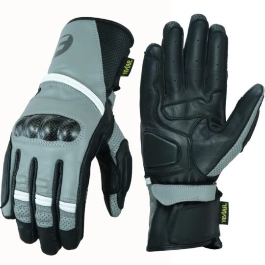 FREEDAY MOTORCYCLE RACING LEATHER GLOVES FD-650 SKY