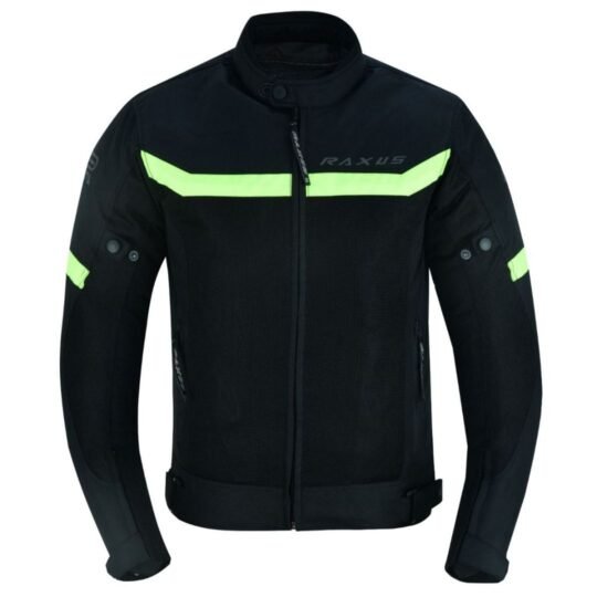 RAXUS MEN'S SUMMER MOTORCYCLE JACKET STORM COLD- FLUOR